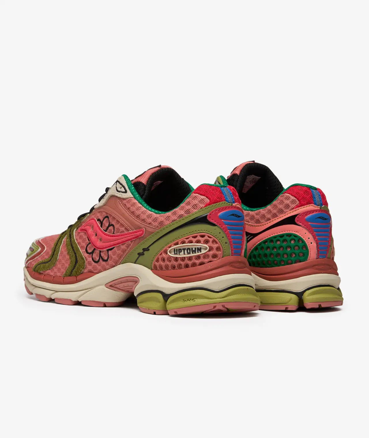 Saucony ProGrid Triumph 4 "Flowers Grow Uptown" x Jae Tips - Peach/Leaf